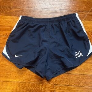 Nike Women's Dark Blue Team USA Athletic Shorts